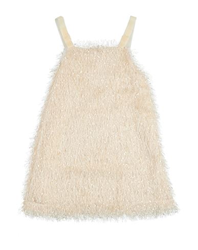 Monnalisa Kid Girl Kids' dress Beige Size 12 Polyester