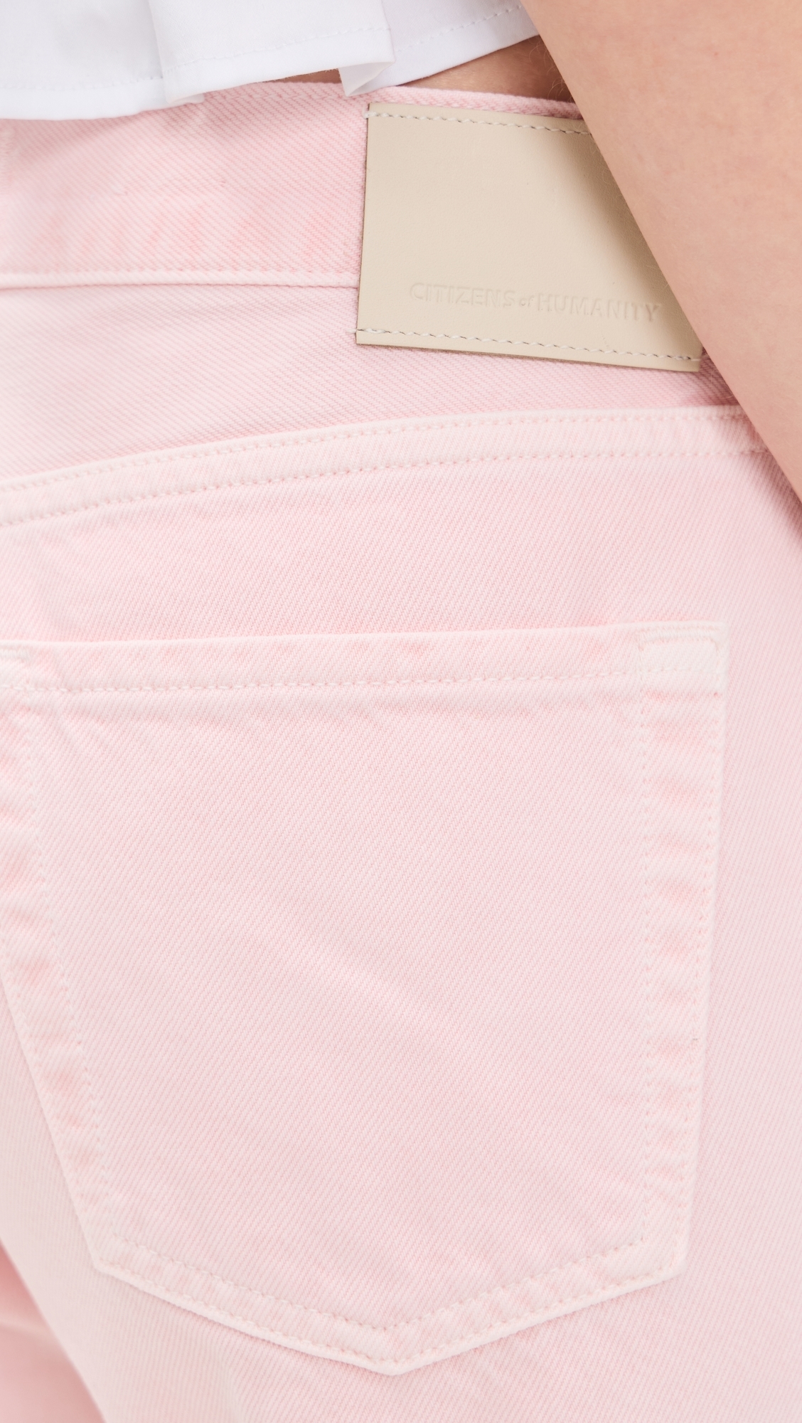 Faye Vintage Straight Jeans Pale Coral