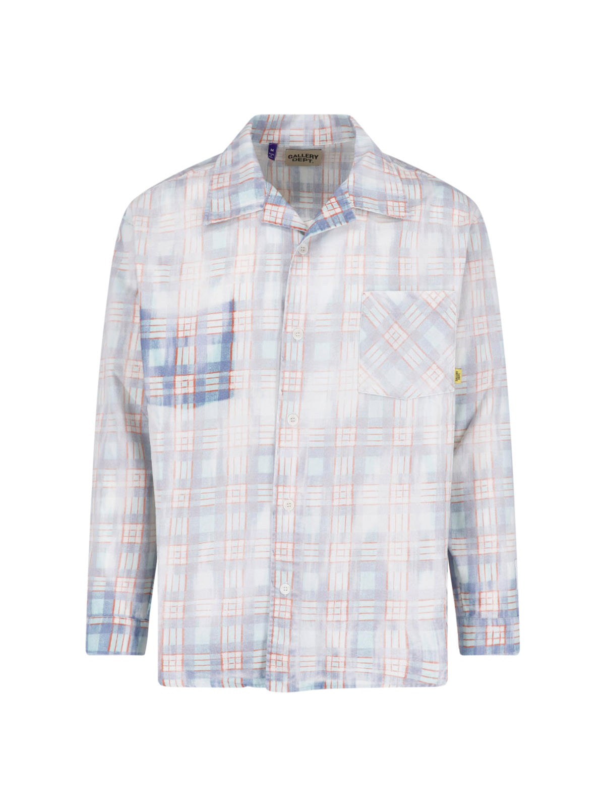 Plaid 100% Cotton Button-Up Shirt