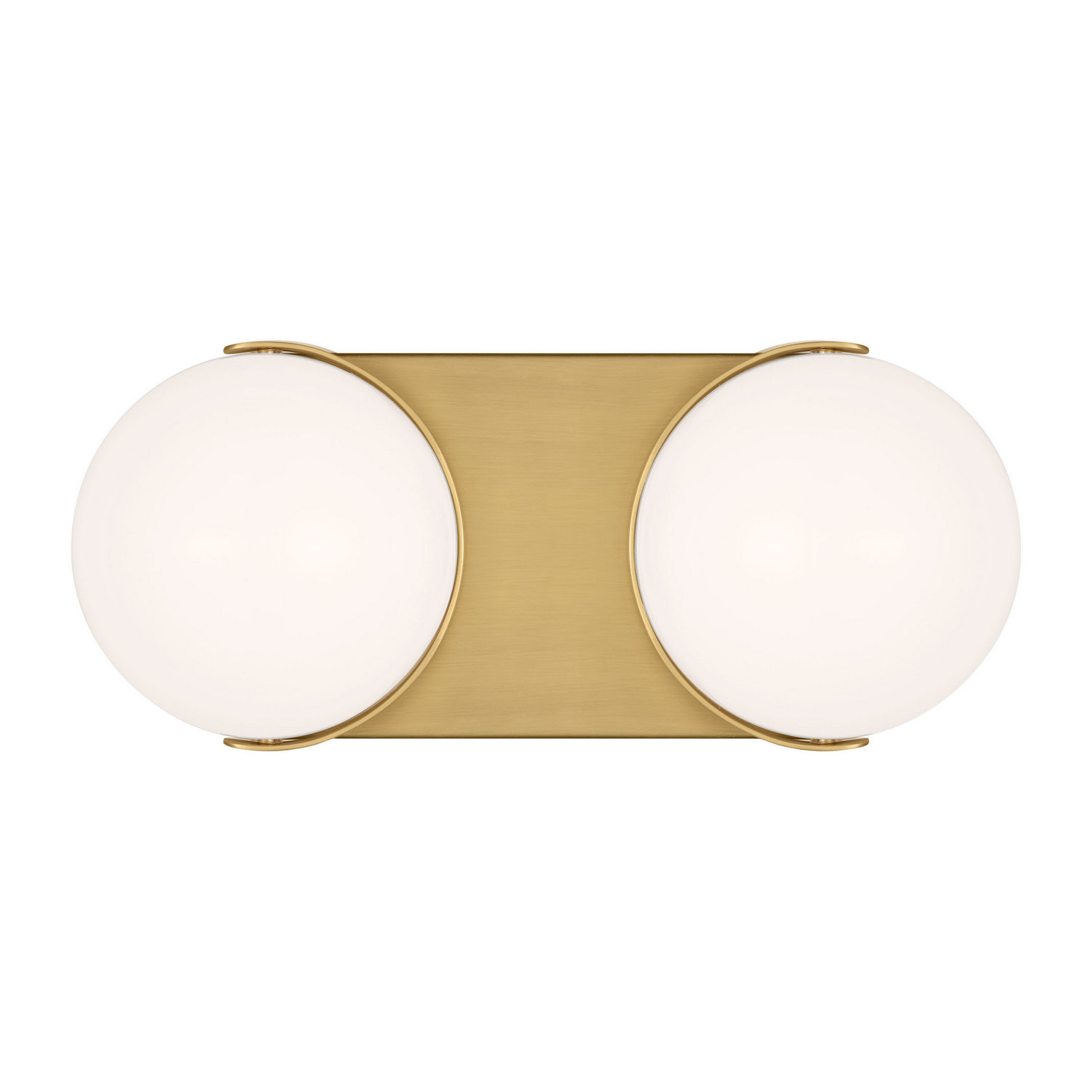 Burnished Brass LED Bathroom Vanity Light from the Syrie Collection
