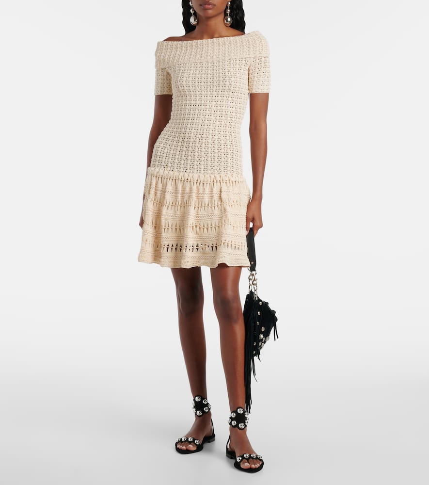 Charlottega crochet minidress