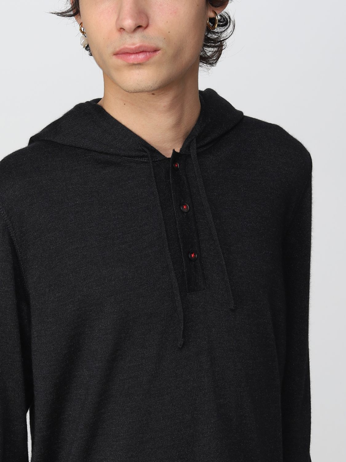 Sweater Men color Charcoal