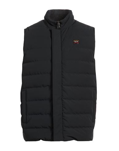 Man Vest Navy Size L Virgin Wool, Nylon