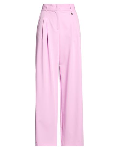 Woman Pants Pink Size M Polyester, Viscose, Elastane