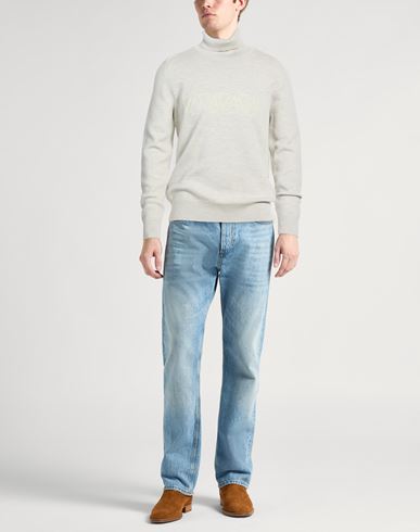 Laminar Man Turtleneck Light grey Size 40 Virgin Wool, Polyester, Polyurethane