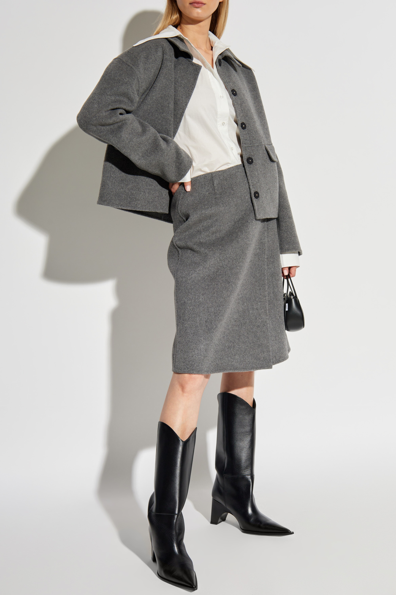 ‘Macha’ Skirt, Women's, Grey