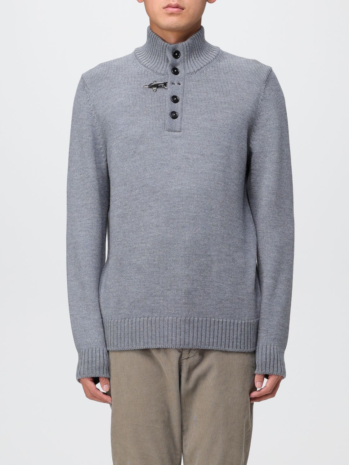 Sweater Men color Platinum