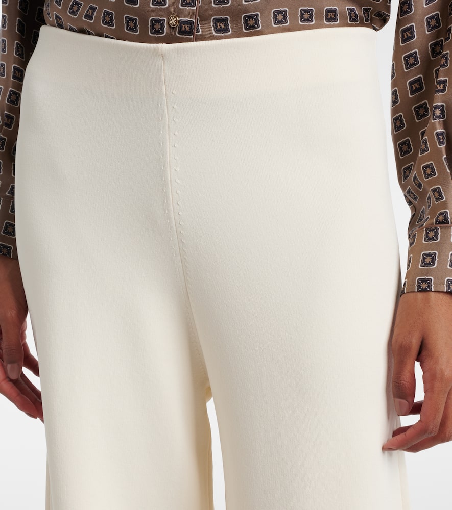 Jersey wide-leg pants