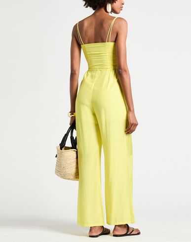 Woman Jumpsuit Yellow Size 6 Viscose