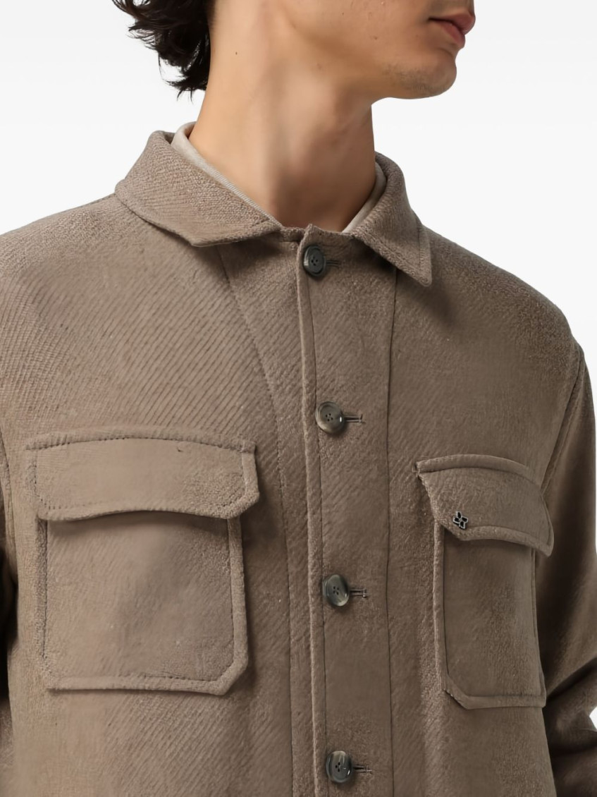 Tagliatore - wool blend jacket flap pocket