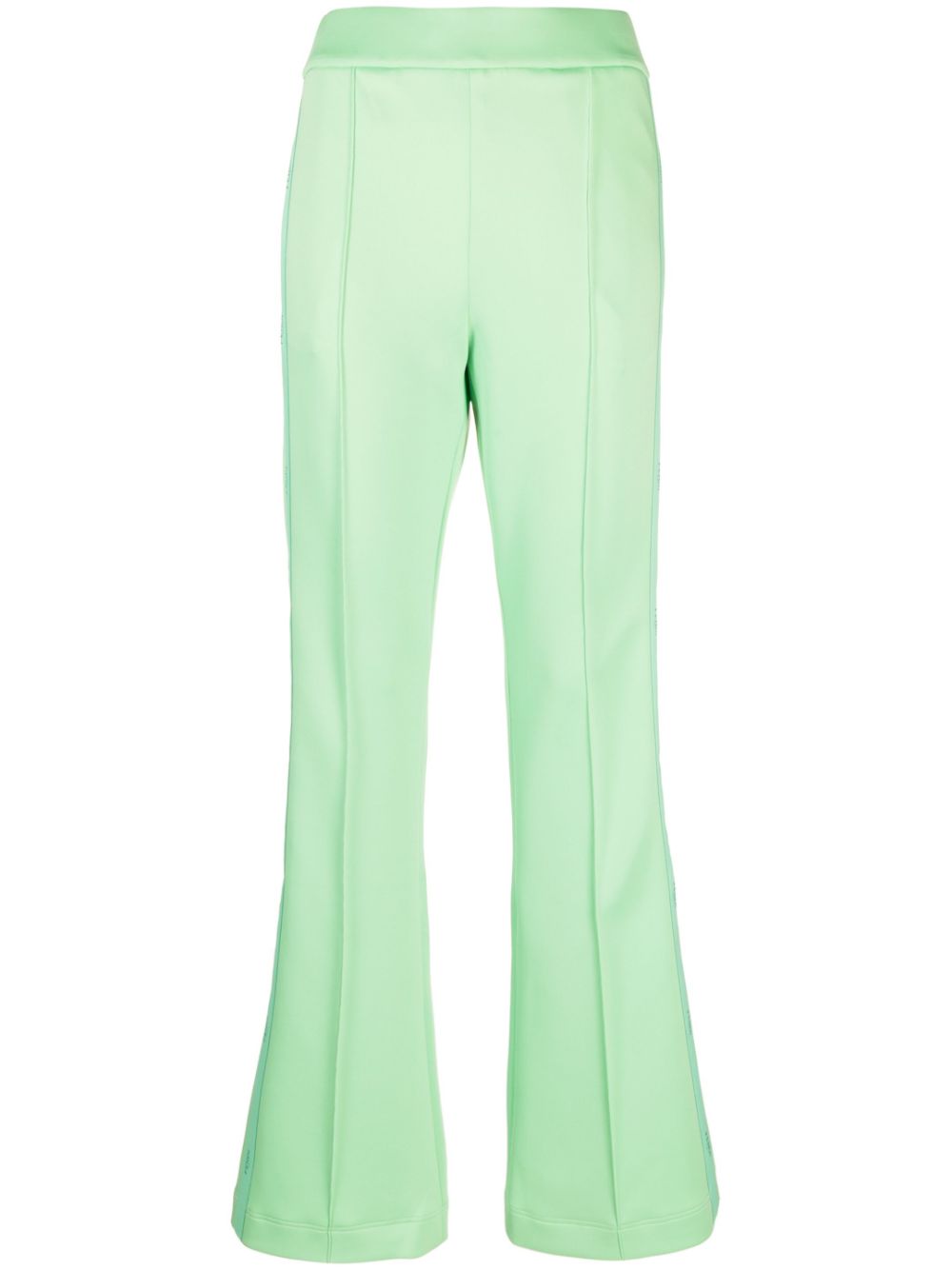 Seam-detail track pants - Green