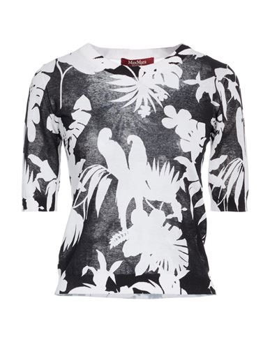 Woman Sweater Black Size S Cotton, Polyamide