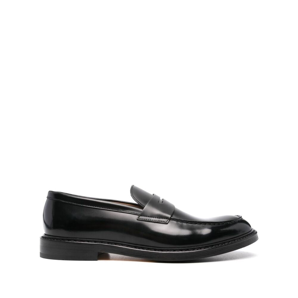 Black Leather Loafers