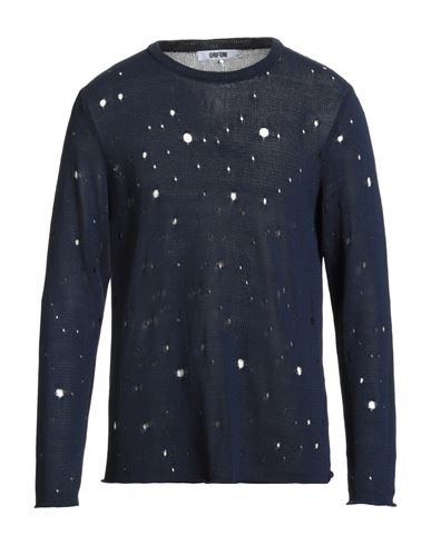 Grifoni Man Sweater Navy Size 40 Cotton, Polyamide