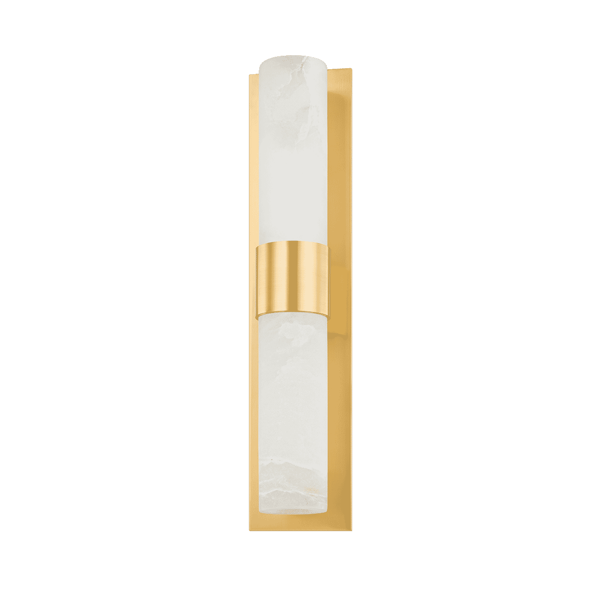 Aged Brass Two Light Wall Sconce from the Stowe Collection