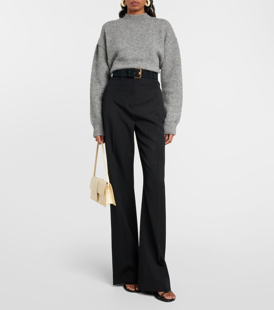 La Maille alpaca-blend sweater