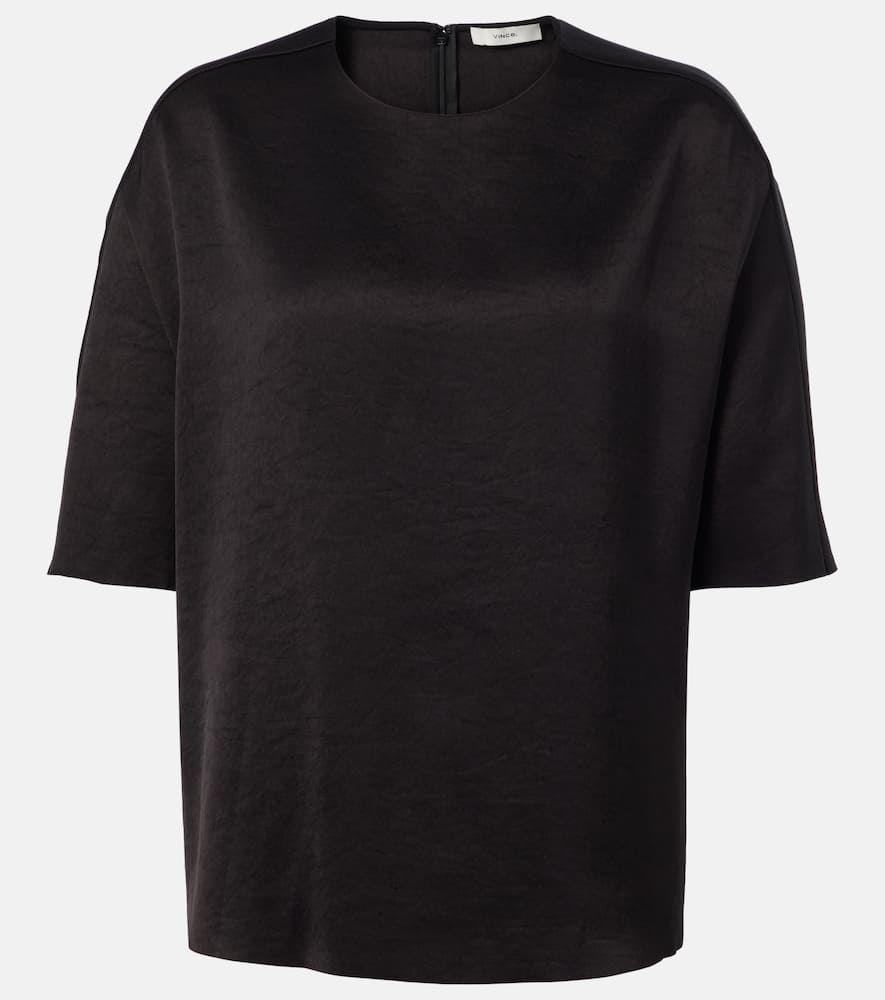 Satin T-shirt