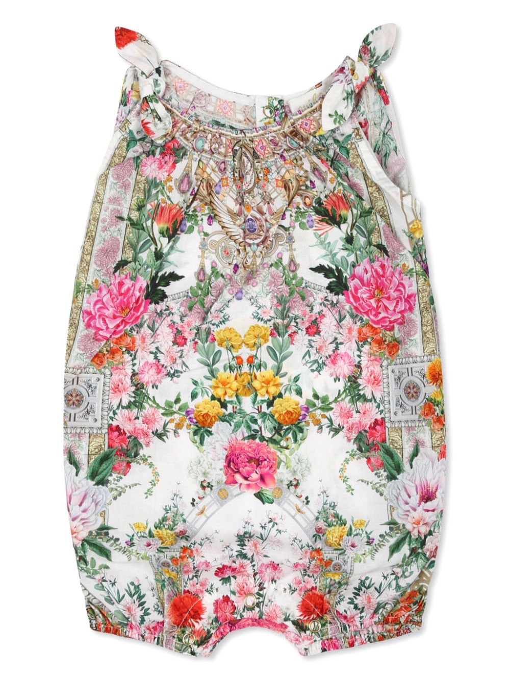 Egyptian Rose romper - White