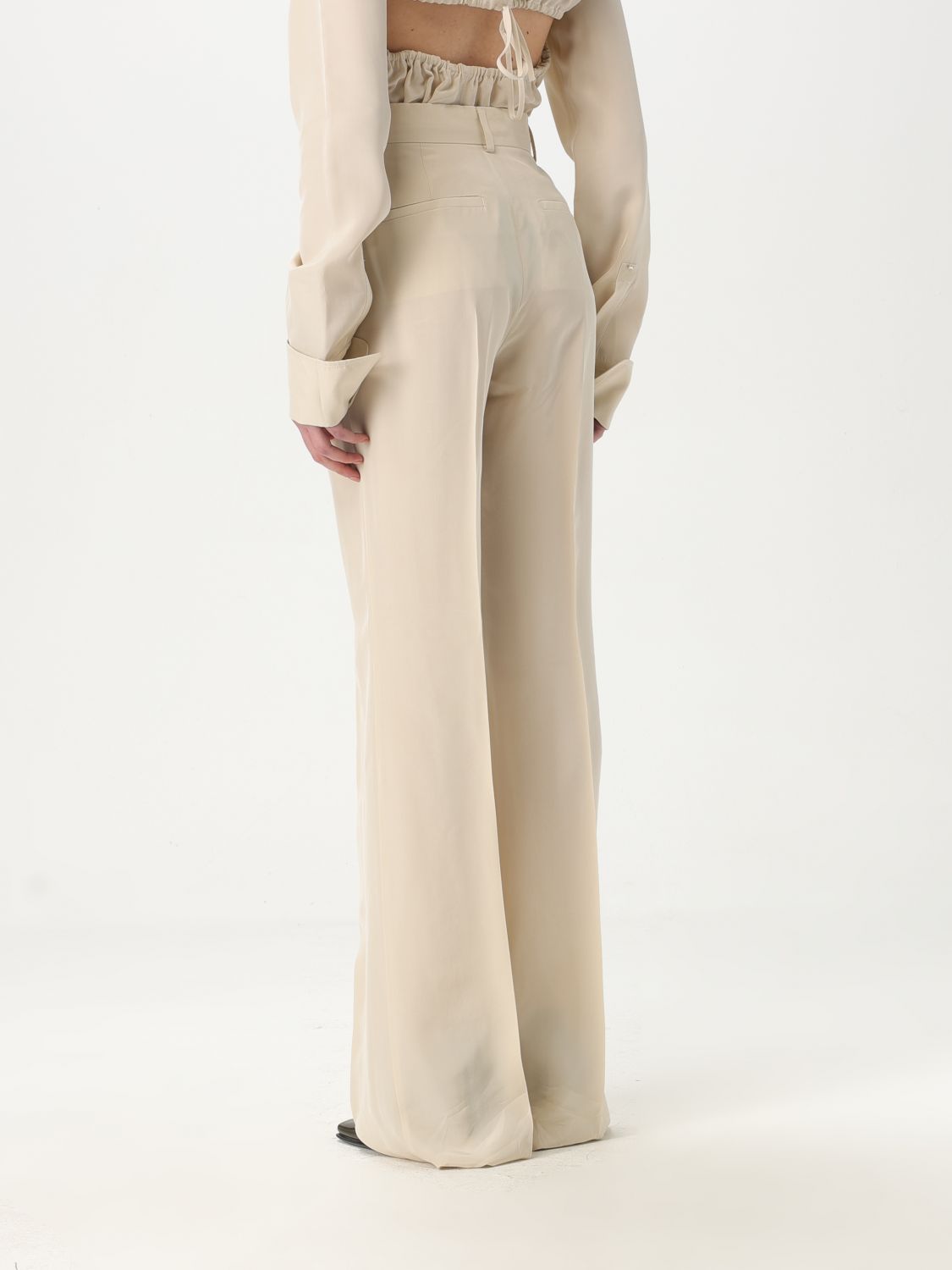 Pants SPORTMAX Woman color Ivory