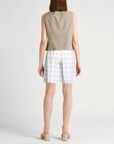 Woman Shorts & Bermuda Shorts White Size 2 Linen