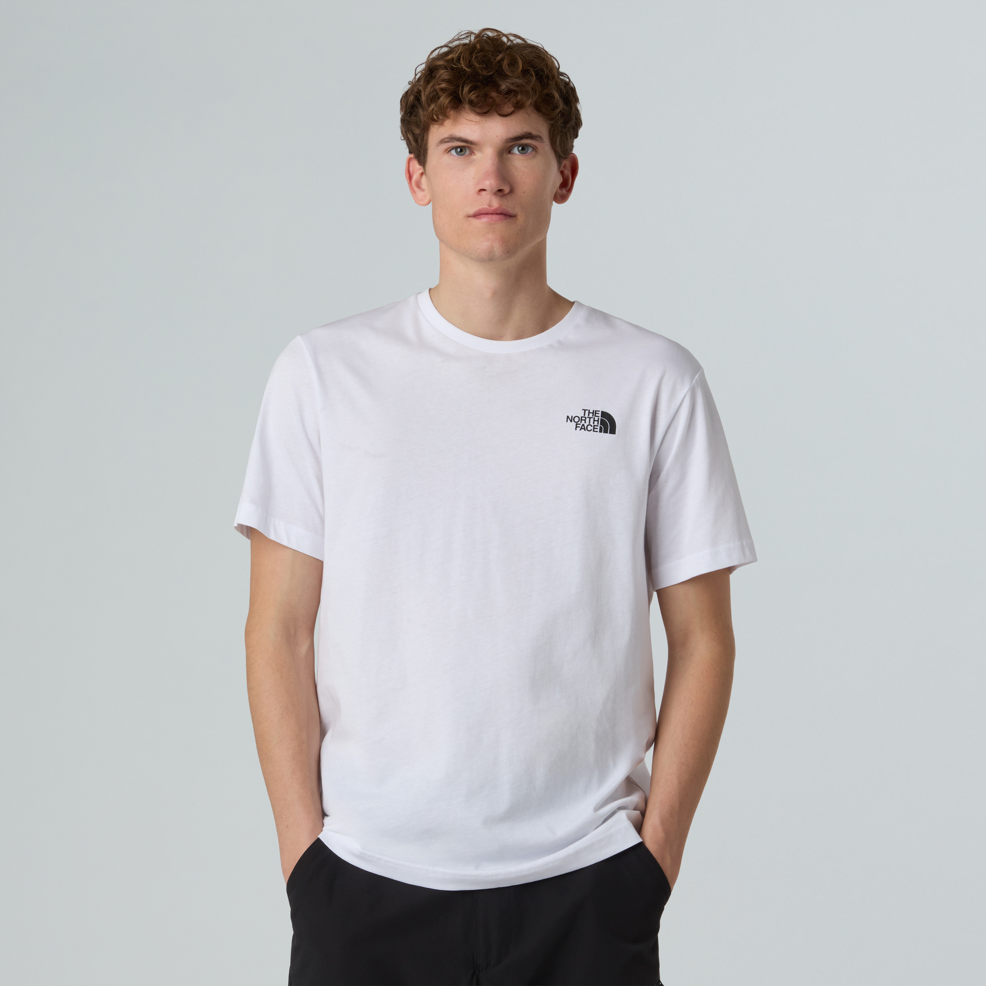 The North Face Mens Nse Box T-Shirt TNF White Cotton - Large