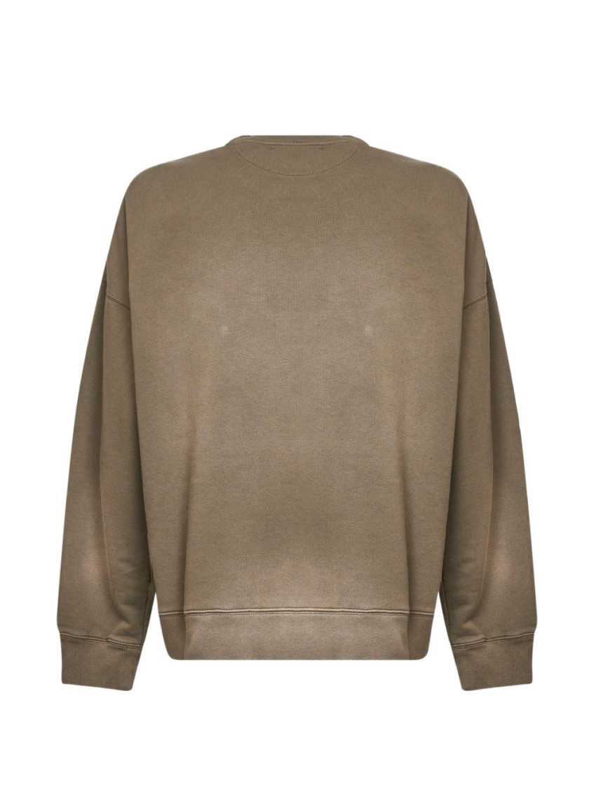 Journey Unisex Crew Neck In Garment-dyed Cotton Fleece