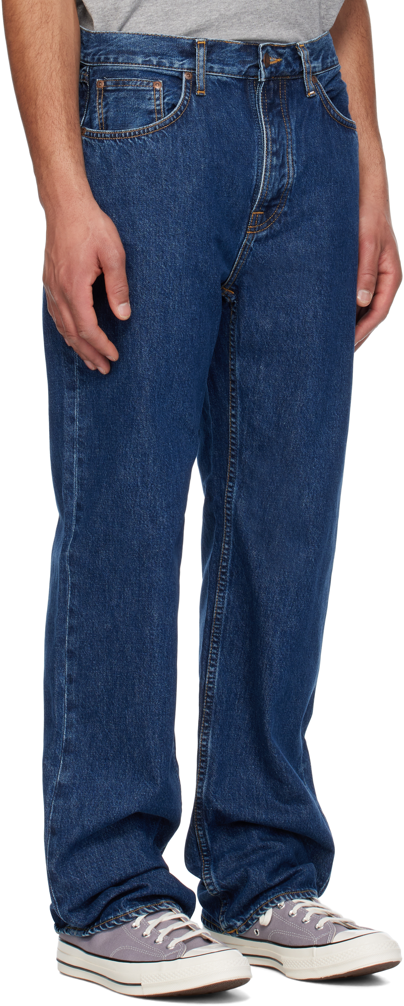 Nudie Jeans Blue Tuff Tony Jeans