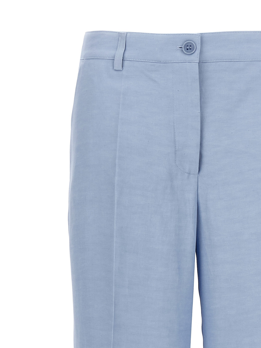 P. A.R. O.S. H.-Smart Pantaloni Celeste-Donna