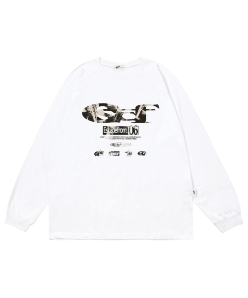 Stamp ESCF Logo Collage Print Long Sleeve