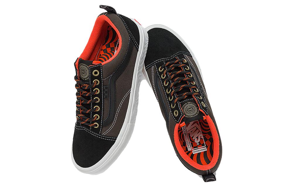 Old Skool x Spitfire Skate Shoes 'Black Red Flame'