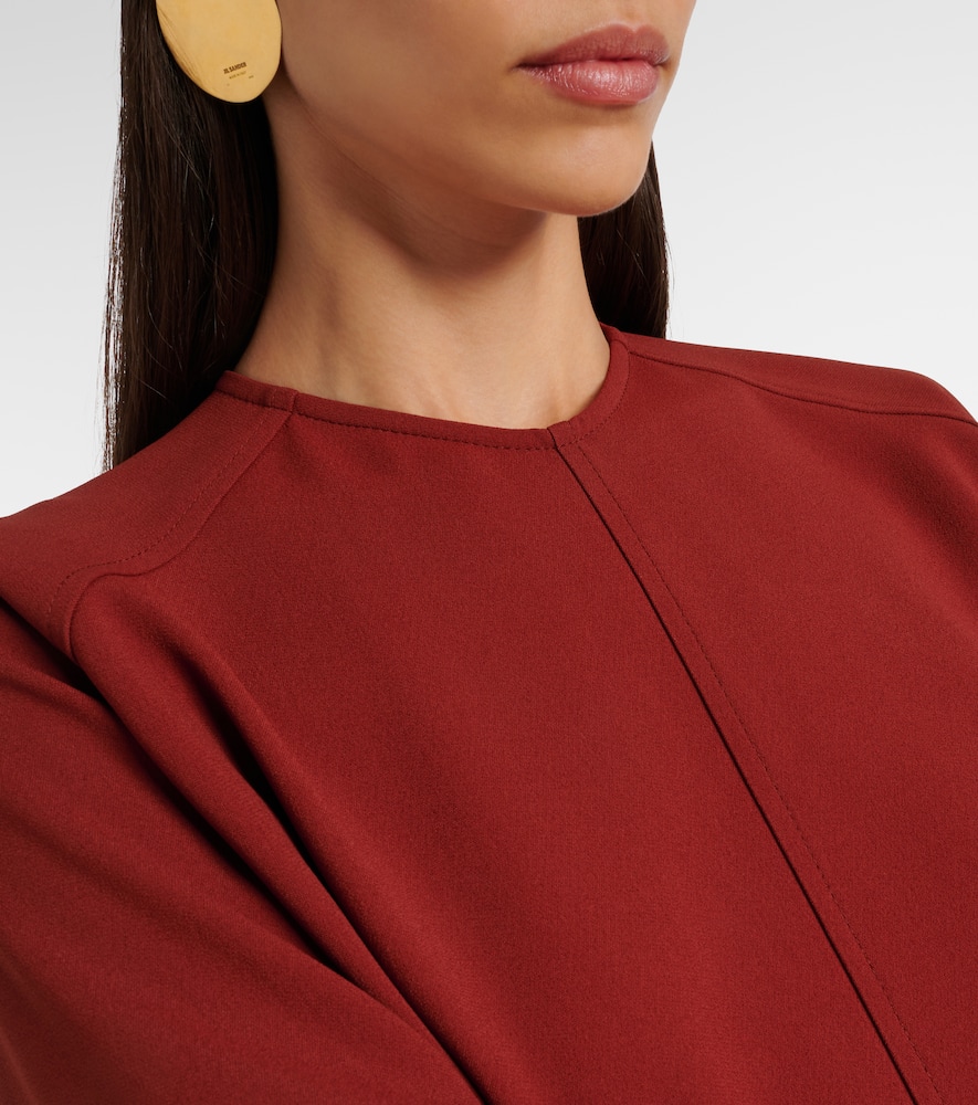 Dolman cady midi dress