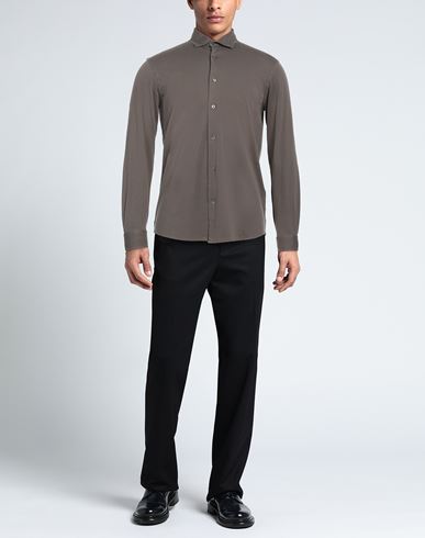 Man Shirt Dark brown