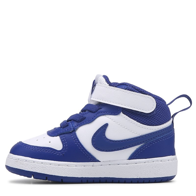 Kids' Court Borough Mid 2 High Top Sneaker Baby/Toddler Shoes (Blue/White)