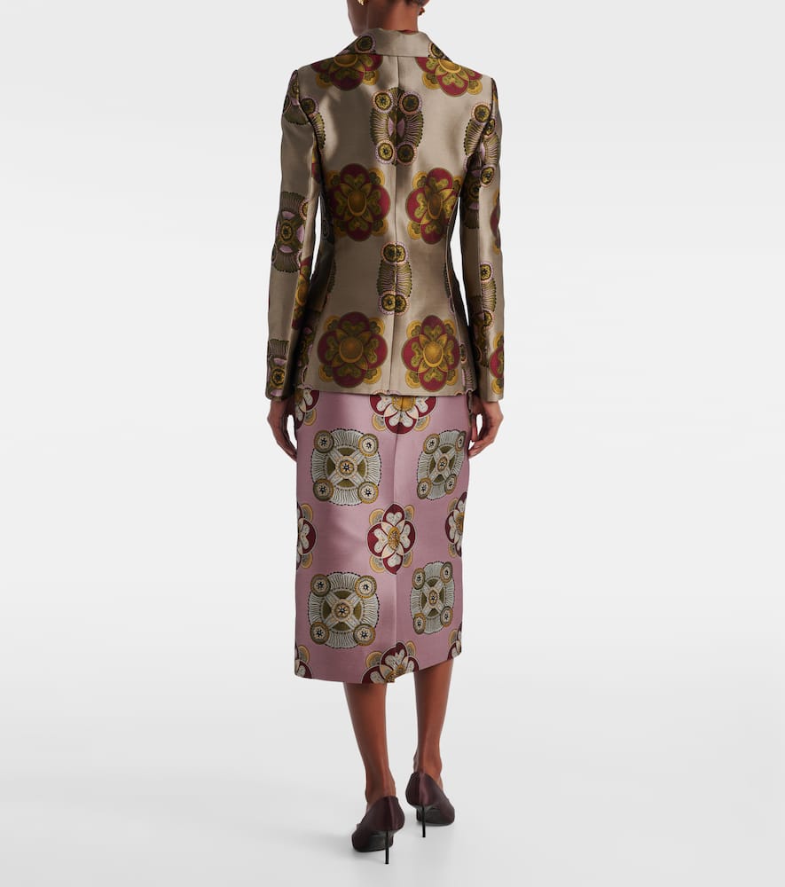 24/7 printed blazer