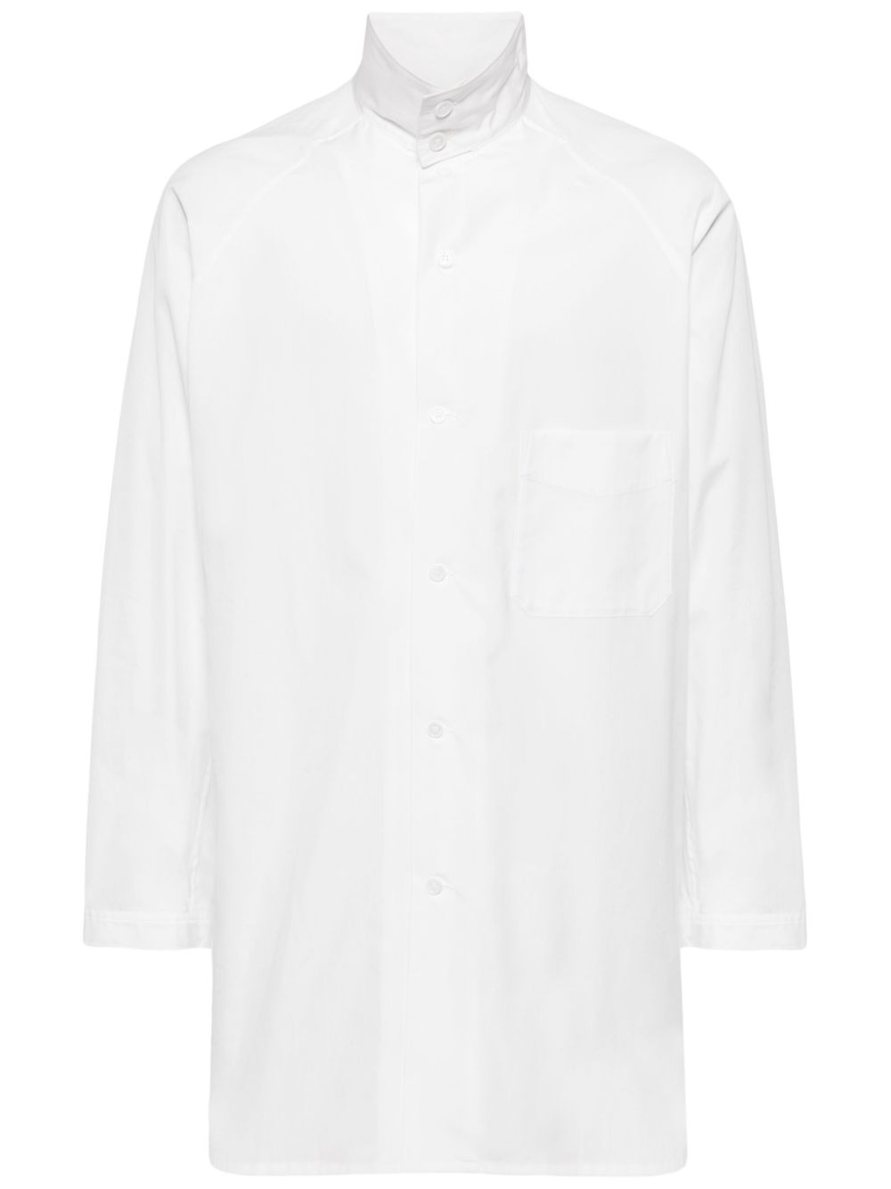 Raglan-sleeves cotton shirt - White