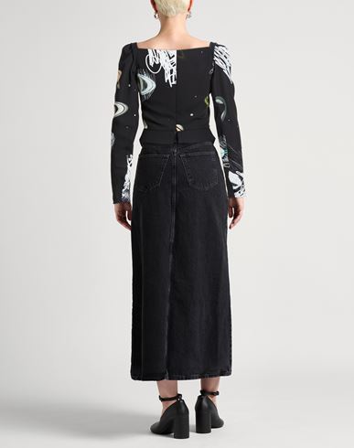 Woman Top Black Size 6 Polyester