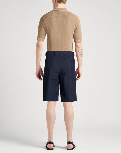 Man Shorts & Bermuda Shorts Midnight blue Size 28 Wool, Cotton