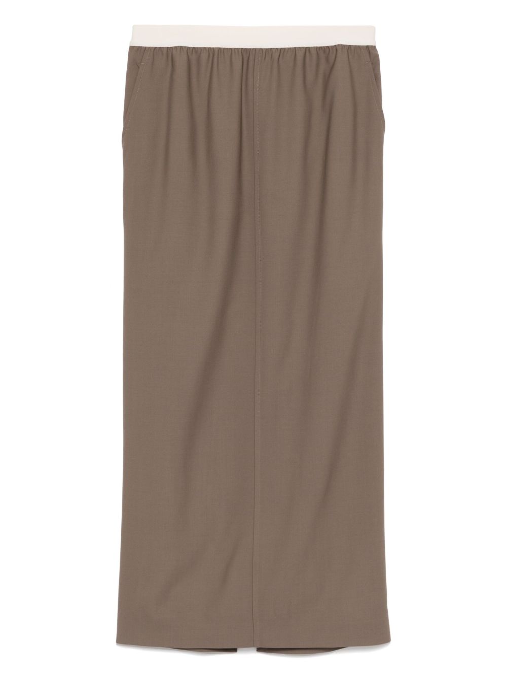 Patchwork skirt - Brown