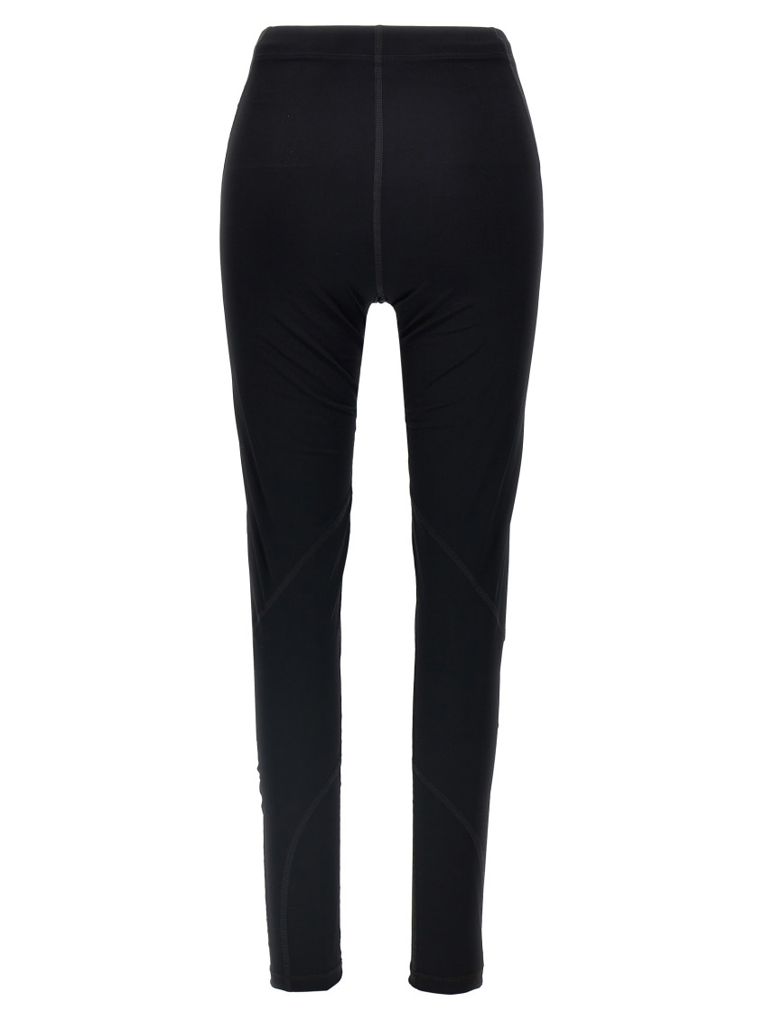 Jil Sander Leggings mit Logo-Print - Schwarz