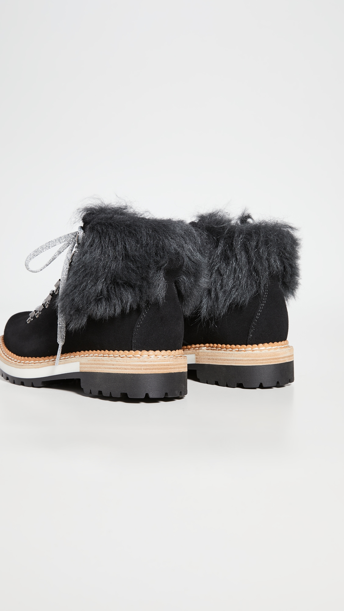 Clara Shearling Lined Boots Black