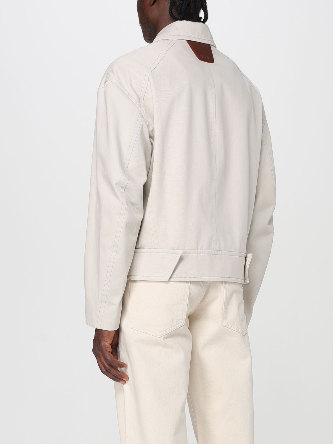 Ferrari cotton gabardine bomber jacket - Neutrals