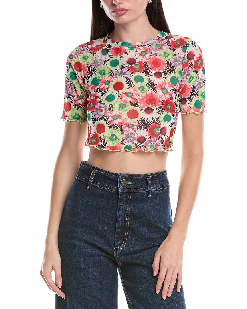 Isla Crop Mesh T-Shirt