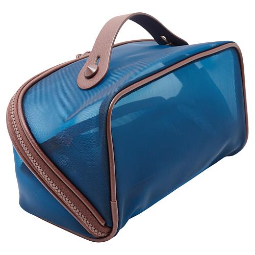 Fold-Out Mesh Cosmetic Case