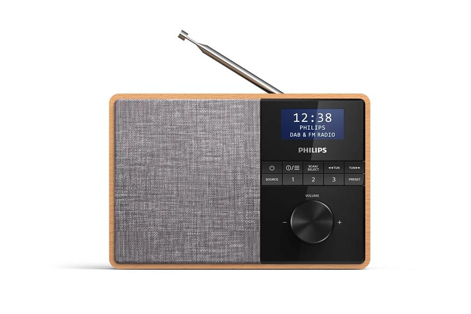 Philips TAR5505-10 Audio Portable Bluetooth FM/DAB+ Digital Radio in Black