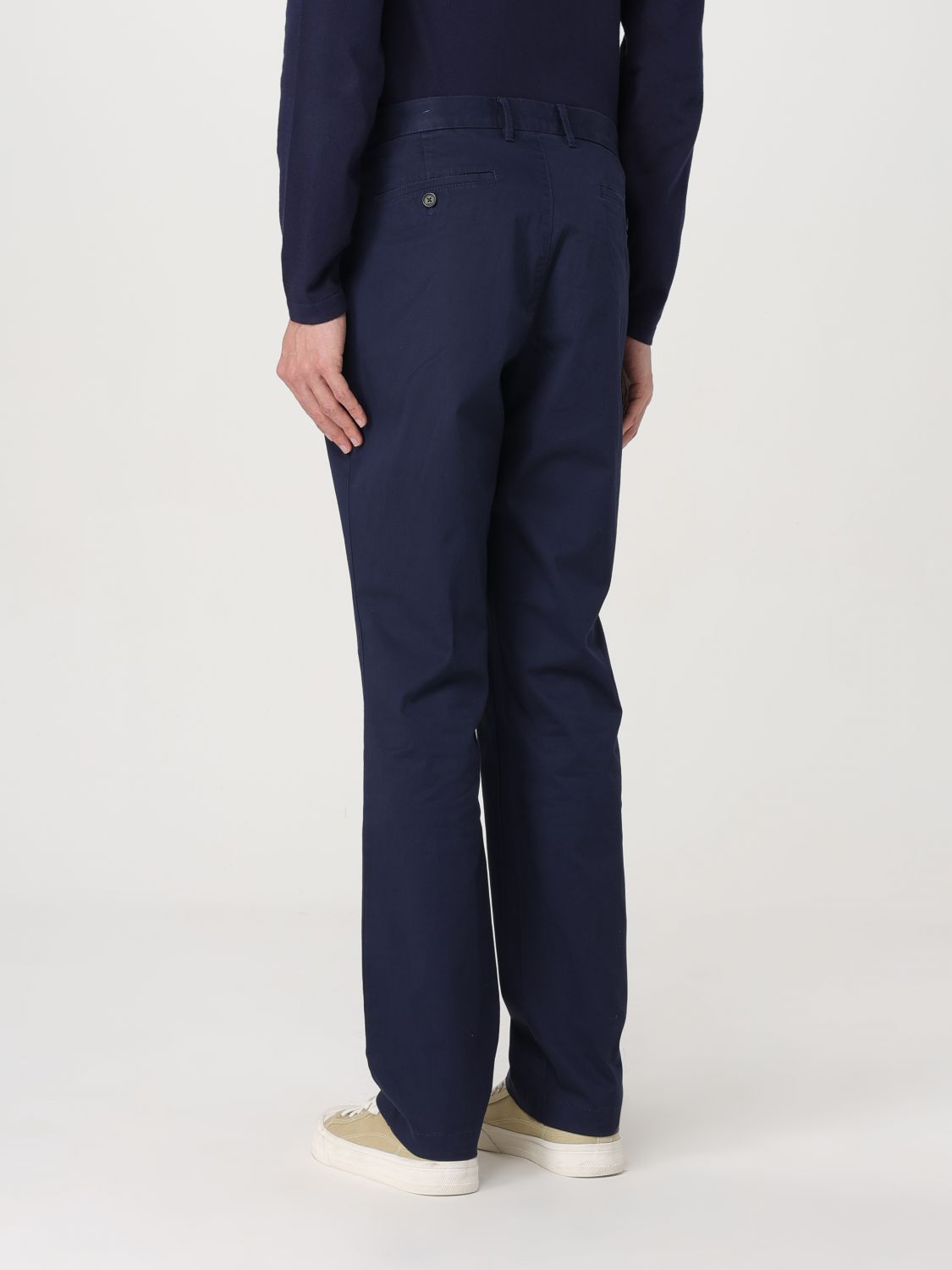 Pants Men color Blue