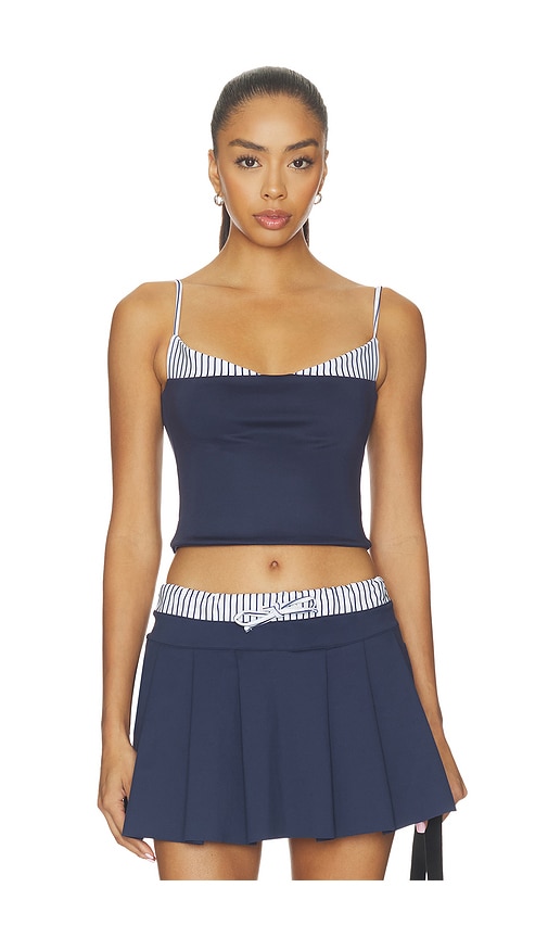 Port de Bras Amaya Top in Navy. S. Also in