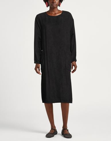 Woman Midi dress Black Size 3 Polyester