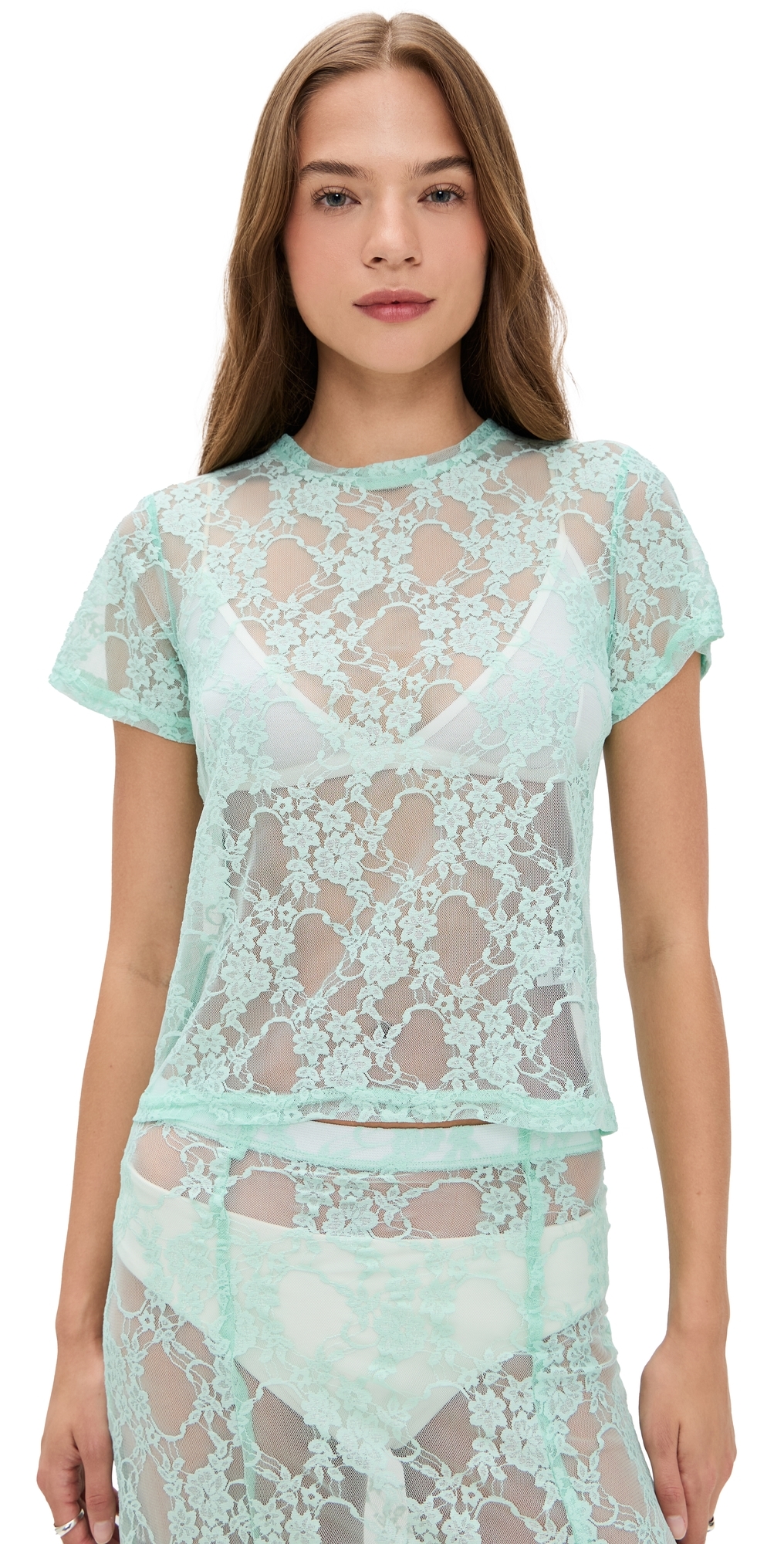 Lace Tee Ivory