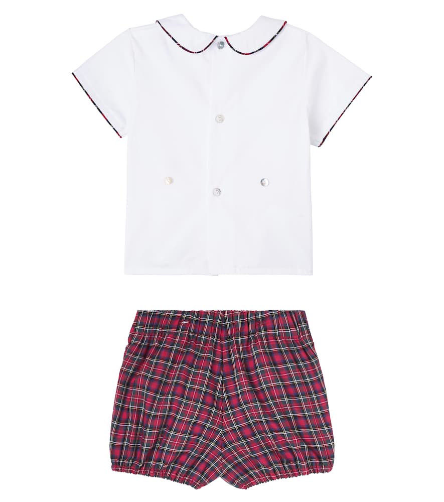 Baby Pablo set of cotton blouse and shorts