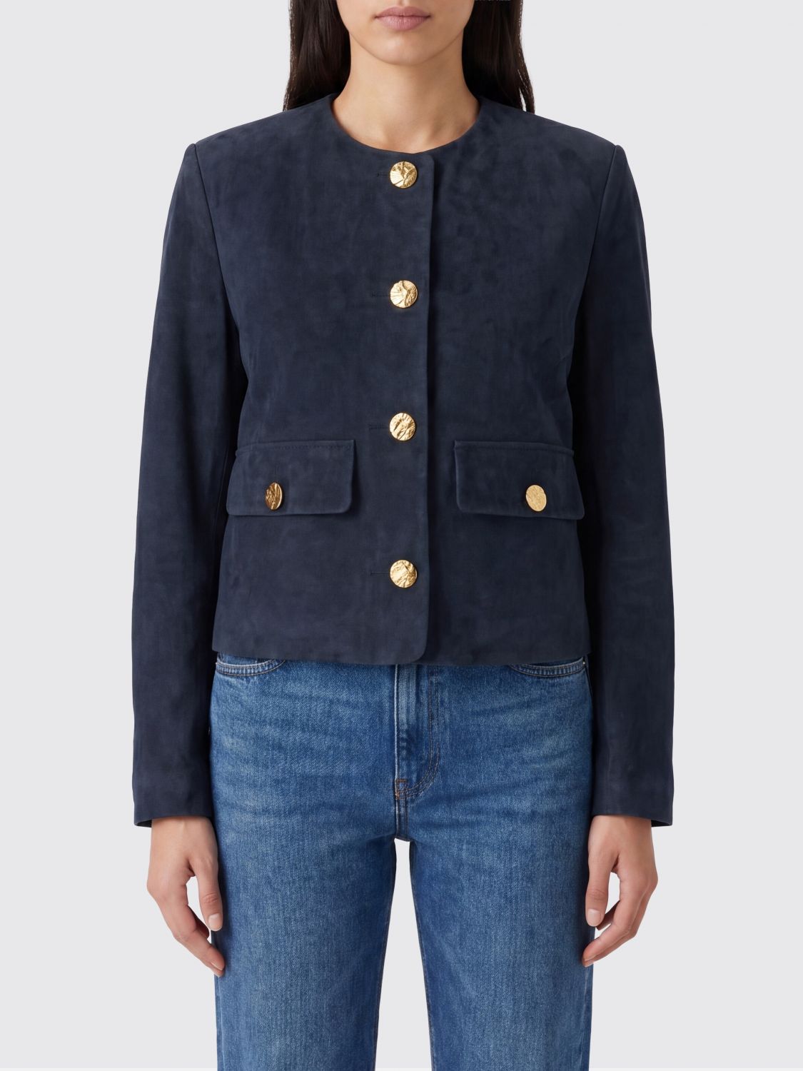 Jacket Woman color Blue